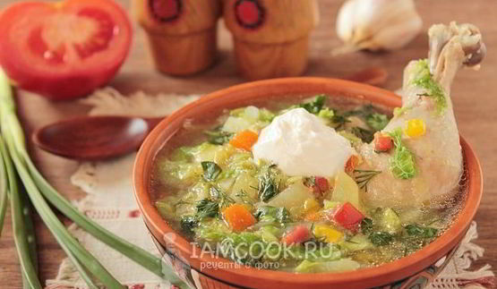 щи из пекинской капусты