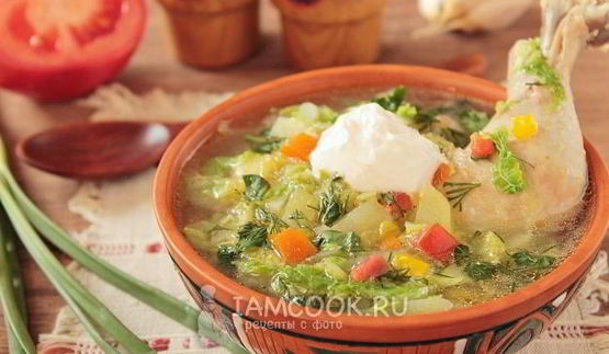 щи из пекинской капусты