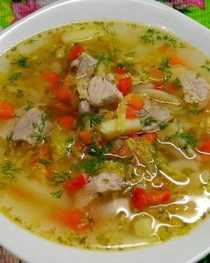 Щи из савойской капусты