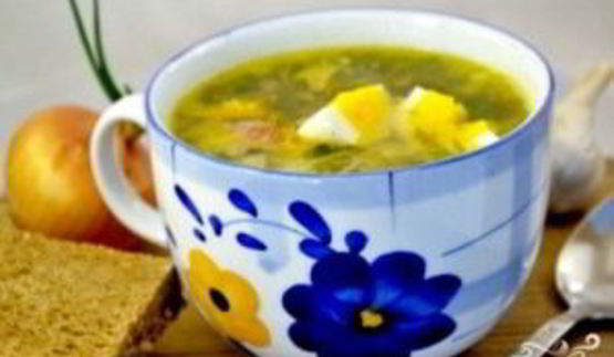 щи из щавеля с капустой