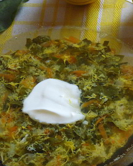 Рецепт щей из щавеля с перловкой