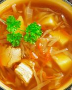 Щи из свежей капусты с мясом