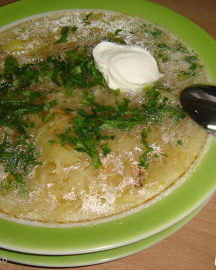 Рецепт щей кислых на курином бульоне
