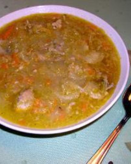 Рецепт щей на свиных ребрышках