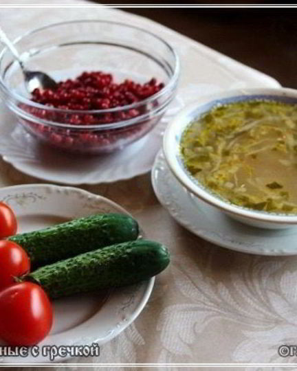 Рецепт щей постных с гречкой и квашеной капустой