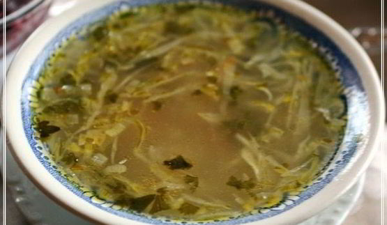 щи постные с гречкой и квашеной капустой