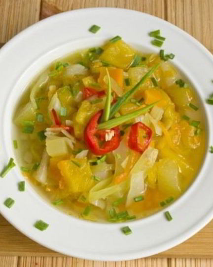 Рецепт щей постных