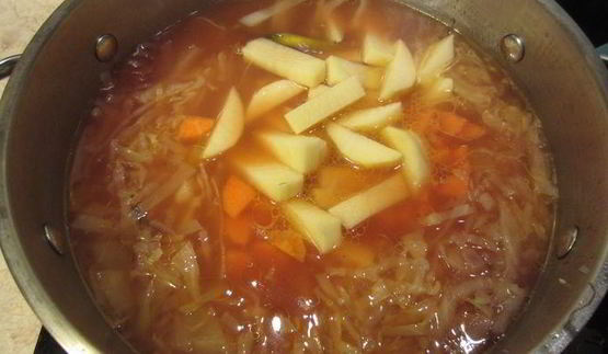 щи, просто щи