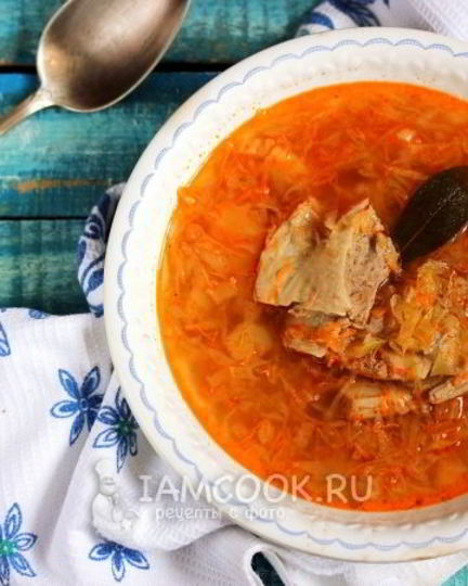 Рецепт щи с говядиной