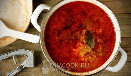 щи с говядиной