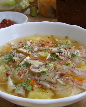 Щи с капустой в мультиварке