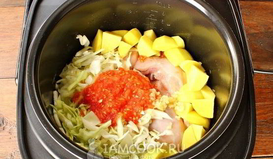 щи с курицей в мультиварке
