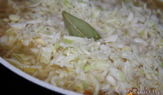 щи со свежей капустой и свиной грудинкой