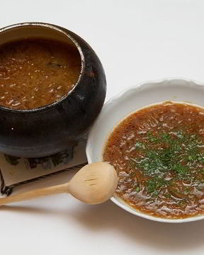 Щи в чугунке