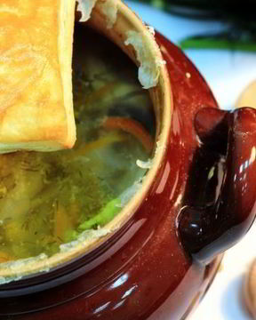 Щи в горшочках