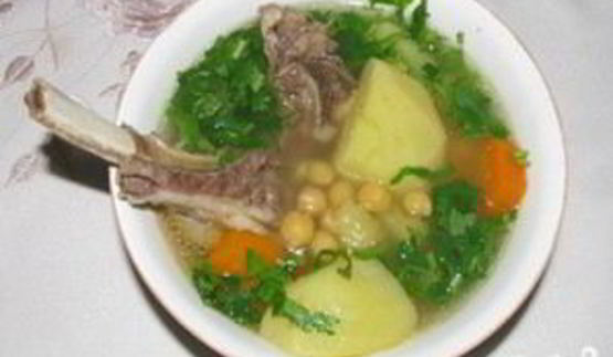 шурпа с нутом