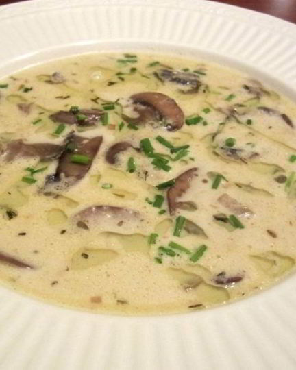 Рецепт сливочного грибного супа