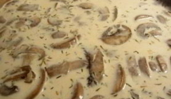 сливочный грибной суп