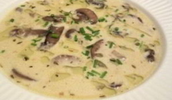 сливочный грибной суп
