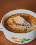 Сливочный суп из семги