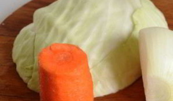 грибная солянка с рисом и капустой