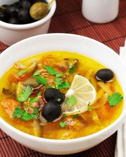 Рецепт грибной солянки в мультиварке редмонд