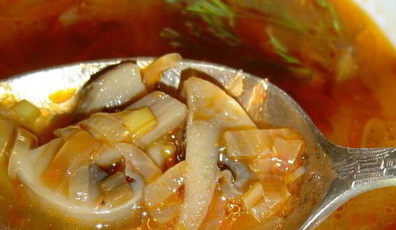 грибная солянка