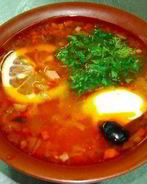 Классическая сборная солянка с каперсами