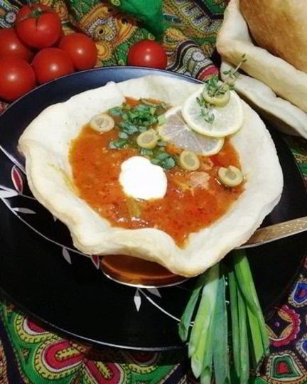 Рецепт мясной солянки по-селянски