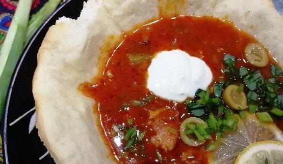 мясная солянка по-селянски