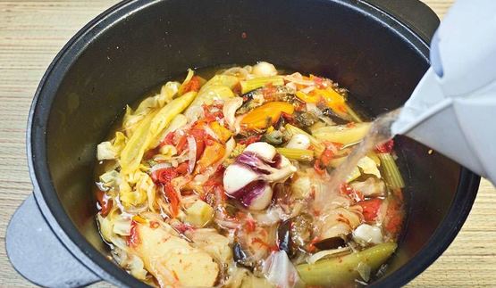 овощная солянка с грибами