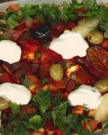 Рецепт пикантной овощной солянки