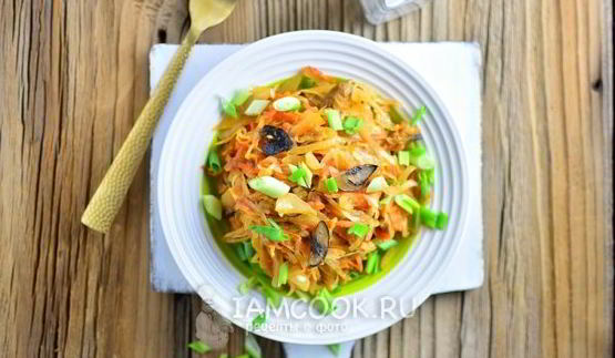 постная солянка из квашеной капусты