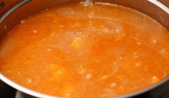 рыбная солянка с семгой