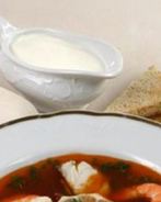 Солянка рыбная с креветками