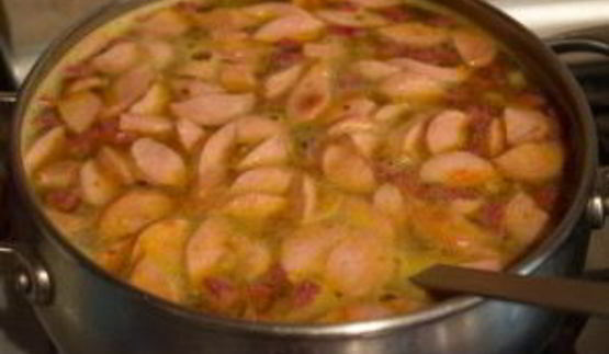 солянка с сосисками