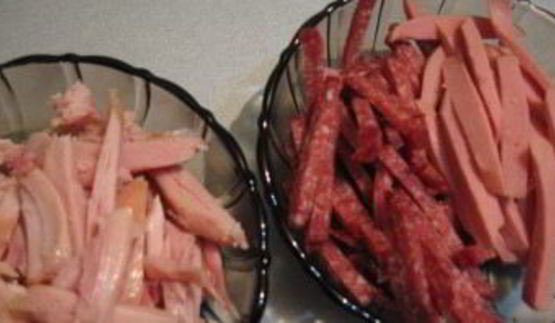 солянка с сосиской и картошкой