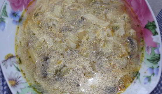 суп грибной