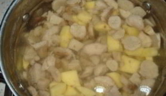 суп из замороженных подберезовиков