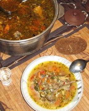 Харчо из баранины с Ткемали