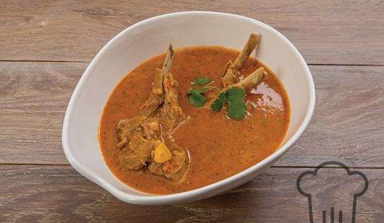 харчо с классическом соусом ткемали и бараниной