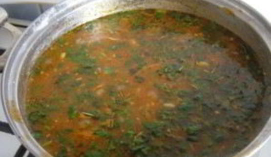 вегетарианский суп харчо