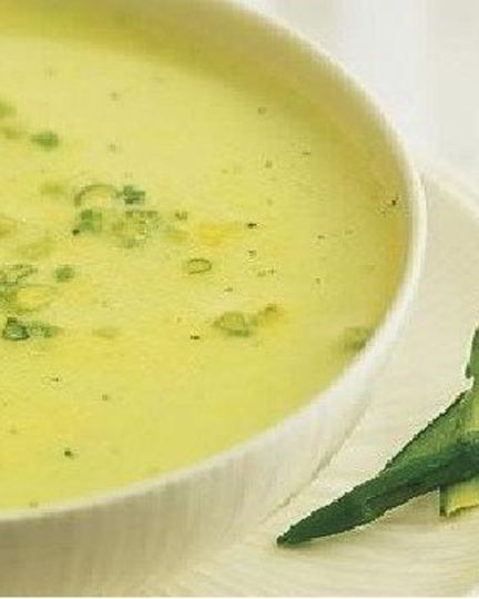 Рецепт французского супа-пюре из спаржи по-аржантейски
