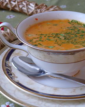 Голландский суп-пюре из паприки