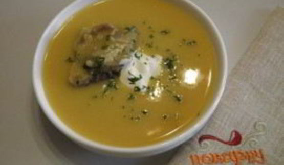 гороховый суп-пюре с мясом