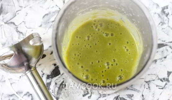 гороховый суп-пюре со сливками и мятой