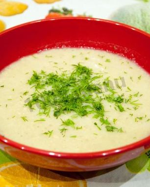 Грибной суп-пюре в мультиварке