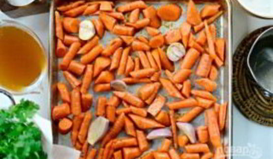 имбирно-морковный суп-пюре