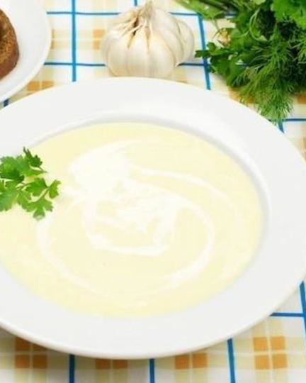 Рецепт картофельного супа-пюре с чесноком и сливками