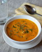 Холодный морковный суп-пюре